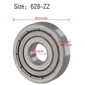 10 stcs/lot 603-699 Miniatuur Deep Groove Ball Lager 604 605 606 608 623 624 626 628 686 687 688 692 697 696 ZZ 2RS 2Z Lagers