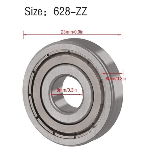 10pcs/lote 603-699 Rodamiento de bolas de ranura profunda en miniatura 604 605 606 608 623 624 626 628 686 687 688 692 697 696 ZZ 2RS 2Z Rodamientos