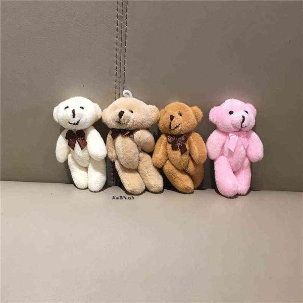 10 pcs/lot ours en peluche ; jouet cadeau animal en peluche, petite poupée en peluche accessoire Y211119