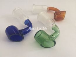 10 unids / lote tazón de vidrio de color 14 mm 18 mm de profundidad hembra macho bong tazón de vidrio para tabaco pipa de agua de vidrio uso de vidrio jiont