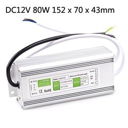 10 STKS / PARTIJ DC 12V 10W 15W 20W 30W 36W 50W 60W 80W 100W 150W 200W LED Outdoor Waterdichte Transformator LED Driver Switch Power Supply IP67