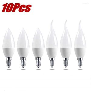 10pcs / lot E14 LED Bougie Bulb