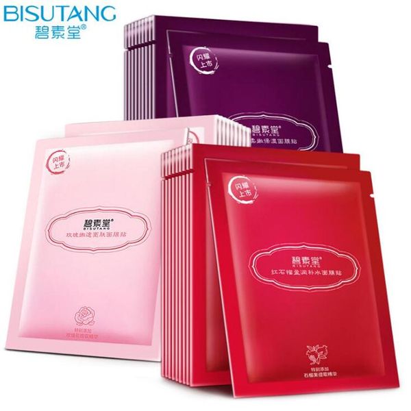 10pcs / lot masques faciaux visage soins de la peau hydratant chrysanthème peeling beauté 230R