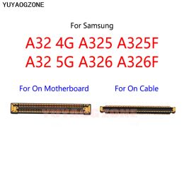 10 stcs / lot voor Samsung Galaxy A32 4G A325 A325F 5G A326 A326F LCD Display Screen FPC Connector Port op Maineboard / Flex Cable