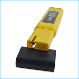 Freeshipping 10pcs \ LOT Alta calidad Protable LCD Digital PH Meter Pen of Tester Acuario Piscina Agua Vino Orina