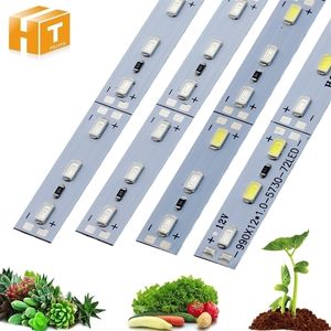 10PcsLot LED d'intérieur élèvent des lumières DC12V 5730 50CM Bar bande rigide rouge bleu pour plante de maison verte de rium Y200917