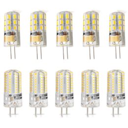 10pcs/LED LED G4 5W 7W 9W Luz de luz AC DC 12V 220V Lámpara LED SMD 3014 Candelera de atención Reemplace las lámparas halógenas frías/cálidas blancas