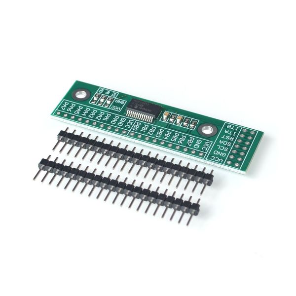 Freeshipping 10 PCS / LOT MCP23017 I2C Interface 16 bits Module d'extension d'E / S Pin Board IIC vers GIPO Convertisseur 25mA1 Alimentation d'entraînement pour Arduin