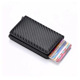 10 teile / los Männer Frauen Neue Smart Wallet Kredit Bankkartenhalter Mode Brieftasche Business Freizeit Mini Wallet336h