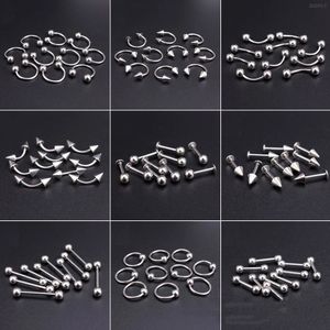 10pcs / lot Courbe en métal Charmes de conception Piercing Bague de conception bijoux à main Drillage Punk Style Nails Art Decoration 240401