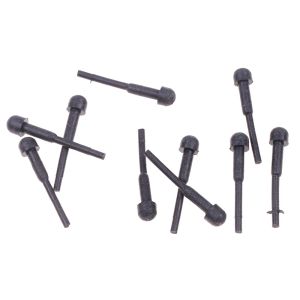 10pcs / lot ciseaux Pièces Remplacement en caoutchouc Ciseaux de poils de pare-chocs Barber Shears Stopper Black Mixed Barber Accessoires