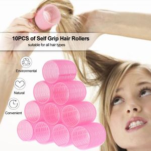 10pcs / lot rollers auto-grip magic currlers coiffure coiffure salon curling Hair Styling Tool