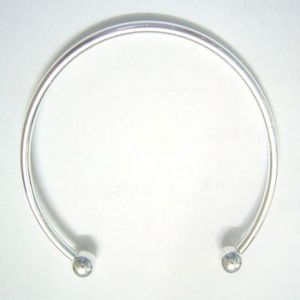10 -stc veel verzilverde armbandarmbanden voor doe -het -zelf ambacht Murano sieraden cadeau 7 6inch C15 324C