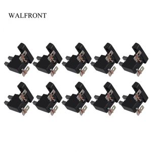 Freeshipping 10pcs / Lot Juego de escobillas de carbón universal Cepillo de motor eléctrico Cables de alambre Generador Herramientas eléctricas Piezas Portaescobillas de carbón