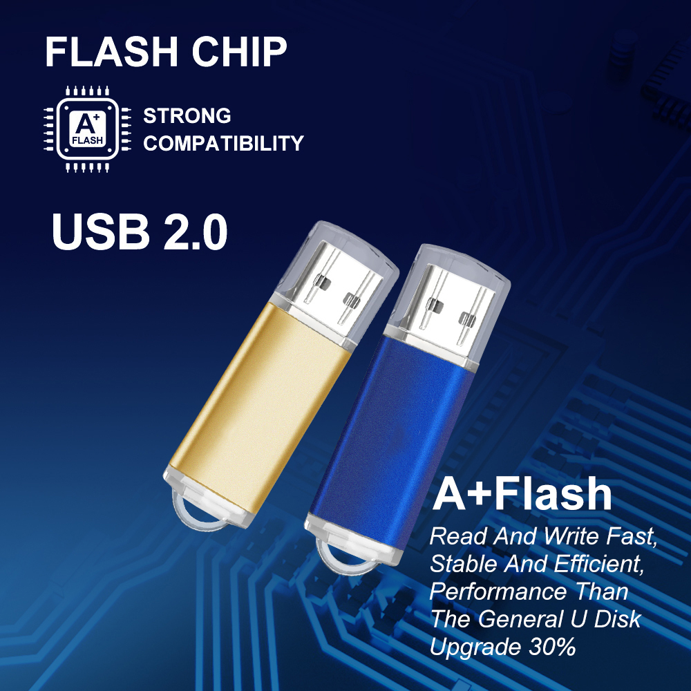 10pcs/lot USB 2.0 flash sürücü 64GB 128GB kalem sürücüsü 16GB Pendrive 32GB disk tuşunda USB çubuğu 1GB 2GB 4GB 8GB bellek flaş disk