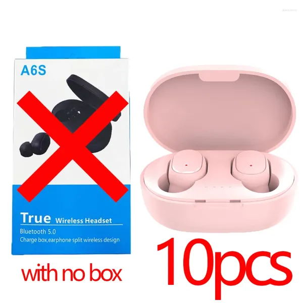 10 unids/lote auriculares inalámbricos Bluetooth auriculares A6s Tws venta al por mayor Bluetooth manos libres audífonos Hifi