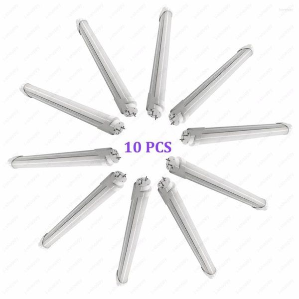 10 pièces/lots 30W Tube lumineux 168 LED s T8 lampe bande ampoule d'éclairage 90cm SMD 2835 vente en gros clair/blanc laiteux couverture