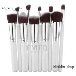 10pcs Makeup Brushes Professional Cosmetic Brush Kit Nylon Hair Wood Handle Doeshadow Foundation Tools 679