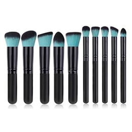 10pcs Makeup Brushes Set pour les femmes Cosmetic Foundation Powder Blush fard à paupières Kabuki Making Make Up Brush Beautiful Beauty Tools