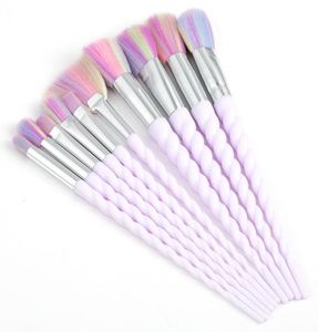 10pcs Makeup Brushes Set Foundation Powder Cosmetic Blush Fermadow Women Beauty Make Up Brush Tools9077248