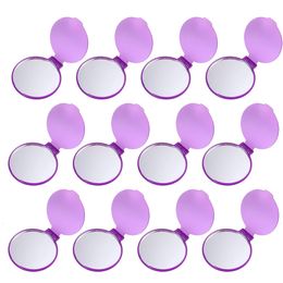 10 pièces miroir de maquillage miroir de vanité mini miroirs pliants miroirs cosmétiques ronds miroirs de maquillage miroirs de poche pour filles femmes 240108