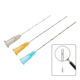 10 stcs Medische steriel Microcannula 18G 21G 22G 23G 25G 27G 30G 50 mm 70 mm stompe tip Micro -canule naald voor hyaluronzuur