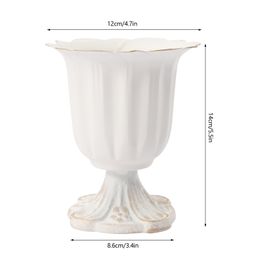 10pcs Metal Flower Arrangements Pot pour la table de mariage Plante de la pièce maîtresse de la pièce maîtresse en vase