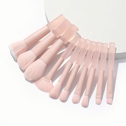 10pcs Mini Half Candy Jelly Makeup Brushes Brushes Brushes Brushes High Lighter Brosses Brosse Brosse de maquillage Smude