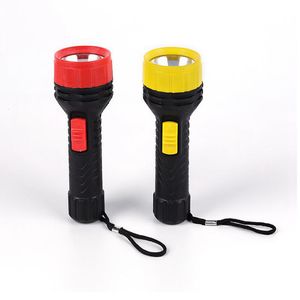 Mini linterna Led de 10 Uds., linterna portátil de plástico con batería, linterna de emergencia, lámpara para senderismo, Camping, iluminación