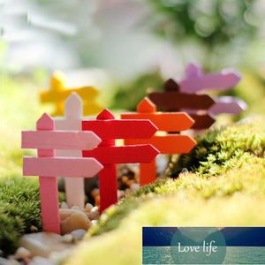 10 PCS Mini Miniature Clôture En Bois Panneau Fée Jardin Décor Ornement Plante Pot Micro Paysage Bonsaï Décor