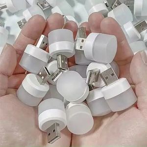 10 pièces Mini USB veilleuse blanc chaud Protection des yeux livre lampe de lecture prise USB ordinateur Mobile puissance charge LED lampe de nuit