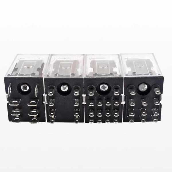 10pcs Miniature Coil Generalel Interrupteur de relais intermédiaire ectromagnétique HH52P 53P 54P 62P 63P 63P LED 12 / 24VDC 110 / 220VAC