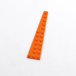 10 stks MOC onderdelen compatibel met LEGO 47397 47398 Wedge Plate 12 x 3 links rechts DIY Creatieve bouwstenen Kinderpuzzelspeelgoed