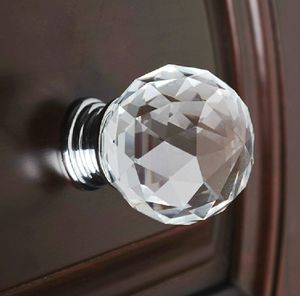 10 stks Moderne Mode K9 Kristal Glas Diamant Meubels Handgrepen Hardware Lade Garderobe Keukenkasten Kastdeur Pull Knoppen Groothandel