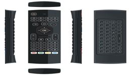 10 Uds MX3 T3 retroiluminado sin micrófono Mini 24GHz teclado giroscópico inalámbrico Air Mouse control remoto GSensor para Android TV BOX PC do8994136