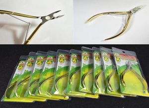 10stcs NIEUW 2014 Professionele gouden nagel nagelribune nail art roestvrijstalen nipper clipper manicure plier snijder gereedschap bena129101744214