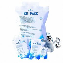 10pcs nouveau sac de glace rempli d'eau jetable gâteau thé au lait réfrigéré aliments frais transportati air expr chaîne du froid dédié r8M6 #