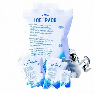 10pcs nouveau sac de glace rempli d'eau jetable gâteau thé au lait réfrigéré aliments frais transportati air expr chaîne du froid dédié r8M6 #
