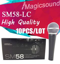 10 Uds nuevo micrófono profesional cardioide dinámico con cable SM58LC SM 58 58LC de alta calidad micrófono Vocal legendario Mike Mic5962100