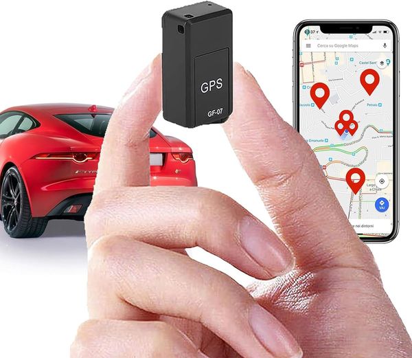 10pcs Nuevo Mini GF-07 GPS Long Standby Magnetic con Localizador de dispositivos de seguimiento de SOS para una persona para automóvil de vehículo Sistema de rastreo de ubicación de mascotas Nuevo