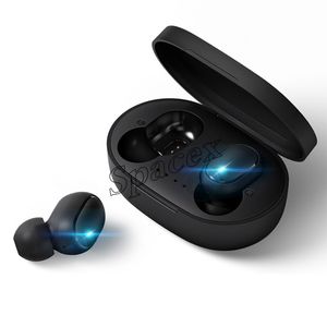 Mini A6S portátil TWS deportes auriculares inalámbricos invisibles Bluetooth V5.0 con caja de carga auriculares estéreo HiFi