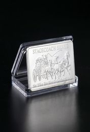 10 -stcs Non Magnetic Craft Northwest Territorial Mint 999 Fijne podium Silver Divisible Bar Coin Metal Crafts Gifts 1oz5755322