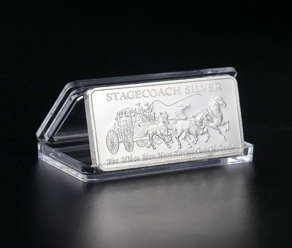 10pcs artesanía no magnética noroeste menta Territorial 999 Fine Silver Divisible Bar Moned Metal Crafts 1oz6867932