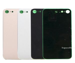 Calidad de OEM de 10 piezas para iPhone 8 Plus XR Big Bound Backing Puerta Puerta de vidrio trasero Carcasa de vidrio trasero con reemplazo de adhesivo 2827630