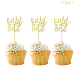 10pcs oh bébé mini casse de gâteau toppers baby shower cupcake décor babyshower fête décor boy girl 1st anniversaire fête des fournitures