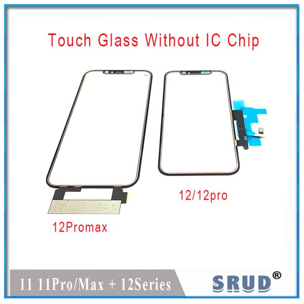 10pcs Original AAA No IC Chip LCD Touch Digitizer Sensor Glass OCA para iPhone 11 11Pro 12 13 12Pro MAX 13Mini Reparación de pantalla