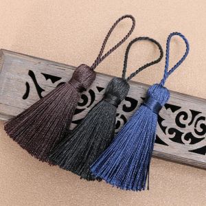 10pcs / pack 10 cm couleurs classiques suspendues corde de corde diy artisanat beignet rideau de bijoux de bijouterie