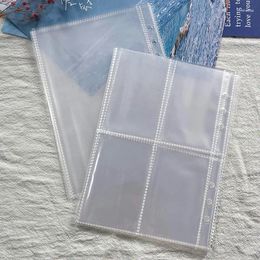 10 unids/pack A5 transparente Po Binder recarga de fundas interiores para tarjetas Pocard