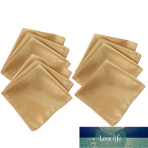 10 unids/pack servilletas de boda cuadrado de tela de satén servilleta pañuelo multiusos