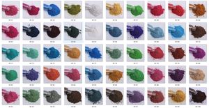 10pcs Pearlescent Mica Powder Epoxy Resin Resin Dye Pigment Pigment Resin Glue Pigments pour les ongles Art, Faire du savon pour la peau